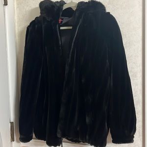 Faux fur jacket